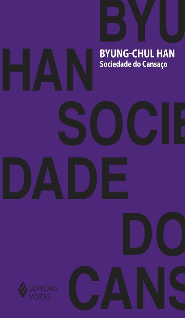 Capa do livro: Sociedade do Cansaço